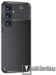 Ott! Mobile Samsung Galaxy A26 5G, OTT! Carbon Pro telefontok, Szilikon, TPU, Karbon minta, Fekete