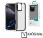 DEVIA Apple iPhone 16 Pro Max, Devia Pino Series Telefontok, Szilikon, Műanyag, Erős védelem, Átlátszó, Szürke