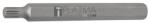 BGS technic Behajtófej | Hossz 100 mm | Külső hatszögletű 10 mm (3/8") | Ékprofil (RIBE) M7 - BGS 4772 (BGS 4772)