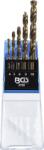 BGS technic Spirálfúró készlet | HSS | 4 - 10 mm | 5 darabos - BGS 2795 (BGS 2795)