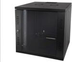 Q-LANTEC Alantec 15U 19" Hanging Cabinet, Black- 450 mm (SW-15U-600-450-N-DSJ-OP-RP-F-C-)