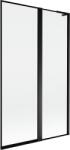 Mexen Mist L, kétszárnyú kádparaván, jobb oldali 110 x 150 cm, fekete keret, fekete - 8A9L-110-011-70-70-P (8A9L-110-011-70-70-P)