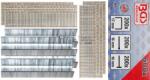  BGS Technic Tűzőkapocs, szeg, csapszeg készlet | 600 darabos - BGS 3010-1 (BGS 3010-1)
