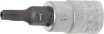 BGS technic Behajtófej | 6, 3 mm (1/4") | T-profil (Torx) T20 furattal - BGS 2359 (BGS 2359)