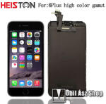 HEISTON FHD magas színtartományú kijelző Apple iPhone 6 Plus készülékhez, Beépítése szakértelmet igényel, Fekete
