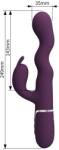  Csiklóizgatós szilikon vibrátor hullámzó funkcióval Pretty Love Laursen Purple II