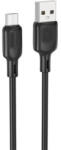 BOROFONE Bx113 Lenny Micro Usb Kábel 2.4a 3 Méter Fekete