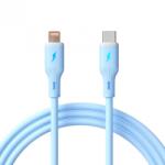 Akyga Cablu USB type C la Lightning 30W 1m Blue Silicon, Akyga AK-USB-72 (AK-USB-72)
