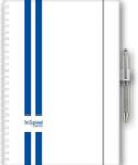 Dayliner Naptár, tervező, A5, heti, DAYLINER, "InSpiral GT", fehér-kék (DL6AG-ISFA5HE-GTFK) - tonerpiac