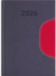 Dayliner Naptár, tervező, B6, heti, DAYLINER "Memphis", szürke-piros (DL6AG-MEFB6HE-SP) - tonerpiac