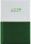 Dayliner Naptár, tervező, A5, napi, DAYLINER "Contrast", fehér-zöld (DL6AG-CRFA5NA-FZ) - tonerpiac