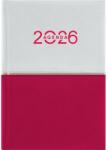 Dayliner Naptár, tervező, B6, heti, DAYLINER "Contrast", fehér-piros (DL6AG-CRFB6HE-FP) - tonerpiac