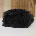 Jerry Fabrics Deka s dlouhým vlasem - Fekete | 150 x 200 cm (FURRY-BLANKET-BLACK)