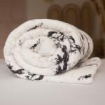 Jerry Fabrics Puha takaró - Márvány fehér | 150 x 200 cm (SHERPA-BLANKET-WHITEMARBLE)