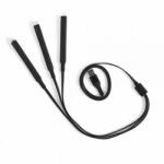 Livoo Cablu de date Livoo TEA230N, Micro USB, USB Type-C, Lightning, 1.2m (Negru) (TEA230N)