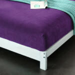  Cearsaf Cocolino microplus cu elastic SOFT 90x200 cm mov inchis