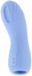 EVOLVED - textúrált ujjvibrátor (kék) - sexshopcenter