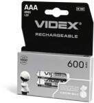 Videx Nikkel-metálhidrid elem 1.2V 600mAh AAA 2 db VIDEX (VIDBAT0240)