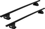 Thule Autófelszerelés Tetőcsomagtartó - Thule SquareBar 118 cm tetőcsomagtartó fixpontos BMW típusokra (THU_710700_KIT7056_712200)