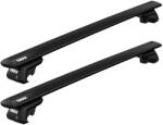 Thule Autófelszerelés Tetőcsomagtartó - Thule Wingbar EVO 127 cm alumínium tetőcsomagtartó tetőkorláttal ellátott autókhoz, fekete (Audi, BMW. . . típusokra (THU_710410_711320)