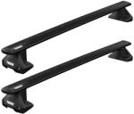 Thule Autófelszerelés Tetőcsomagtartó - Thule Wingbar EVO 135 cm alumínium tetőcsomagtartó normáltetős autókhoz, fekete (Audi típusokra (THU_710500_KIT5267_711420)