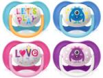 Philips Suzeta Philips Avent Ultra Air Animals SCF080/12, 6-18 luni, 2 bucati (SCF080/12)