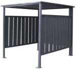 GEOMAT Kerékpár garázs - Westmann (h. 203 × sz. 180 × m. 210 cm)