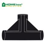  Homebox T-csatlakozó 22mm-es 2db