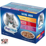 PreVital Alutasakos macska eledel Vegyes íz 12x100g (PREV6)