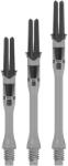 L-Style darts Dart szár extra hosszú L-Style Silent Slim elforgós, átlátszó fekete 60mm