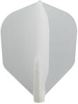  Darts Toll Cosmo Fit Flight Shape áttetsző fehér, 6 db-os