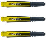 Winmau Dart szár rövid Winmau Vecta, műanyag, fém toppal citromsárga 35mm (Készlet erejéig)