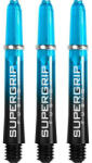 Harrows Dart szár rövid Harrows Supergrip Fusion, fekete-aqua 33mm