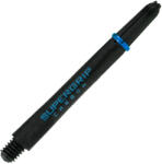 Harrows Dart szár közepes Harrows Supergrip Carbon, fekete-aqua 40mm