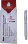 Mission Darts Dart szár hosszú L-Style Straight Spin 330 elforgó, fehér 49mm