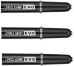 Target Darts Dart szárhoz top Target Pro Grip Evo AL, fekete - 9 darabos csomag