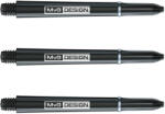 Winmau Dart szár hosszú Winmau MvG Nylon, fekete 46mm