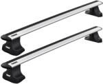 Thule Autófelszerelés Tetőcsomagtartó - Thule Wingbar EVO alumínium tetőcsomagtartó normáltetős autókhoz (THU_754002_KIT1111_711400)