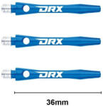  Dart szár rövid Red Dragon DRX aluminium, kék 36mm (készlet erejéig! )
