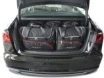 Kjust Táska, hátizsák Autós táska - Kjust utazótáska szett Audi A6 Limousine 2011-2017, 5 darab táskával (7004031)