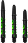 Harrows Dart szár közepes Harrows Carbon ST, fekete-zöld 40mm