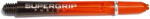 Harrows Dart szár hosszú Harrows Supergrip Fusion, fekete-narancssárga 47mm