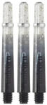 Unicorn Darts szár közepes Unicorn Gripper4 Elements Two-Tone, fekete-átlátszó 41mm