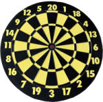  Darts tábla, papírból, hobbi célra, sárga