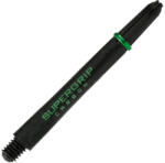 Harrows Dart szár hosszú Harrows Supergrip Carbon, fekete-zöld 47mm