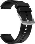 iHunt Curea silicon iHunt pentru Watch 13 Titan (Negru) (Curea Neagra Silicon iHunt Watch 13 Titan)