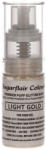 SUGARFLAIR pumpás glitter spray, világos arany, 10g