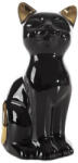  Fekete macska figura Fekete 11x9x20 cm (423322)