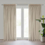  Adora boho stílusú csipke függöny rojtokkal Natúr 140x270 cm (453410)