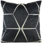  Blink28 bársony párnahuzat Fekete/ezüst 45x45 cm (391045)